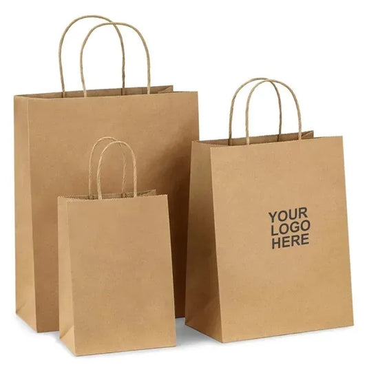 Kraft Paper Gift Bag With Handle