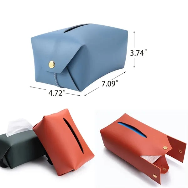 Portable Comfortable PU Leather Drawer Carton