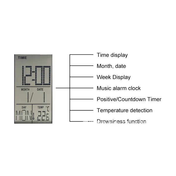 Electronic Calendar Pen Holder Office Supplies Organizer