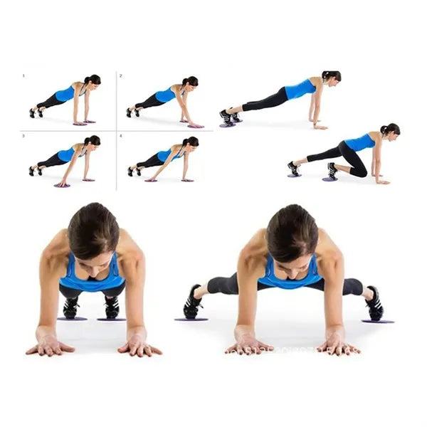Fitness Training Abdominal Muscle Skateboard Mat