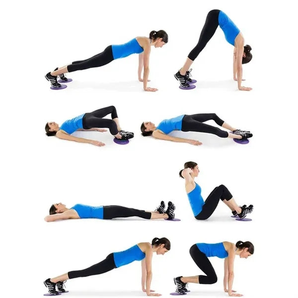 Fitness Training Abdominal Muscle Skateboard Mat