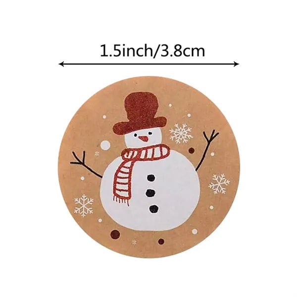 500Pcs/Roll Custom Self Adhesive Labels Stickers