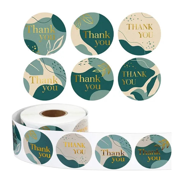 500Pcs/Roll Custom Self Adhesive Labels Stickers