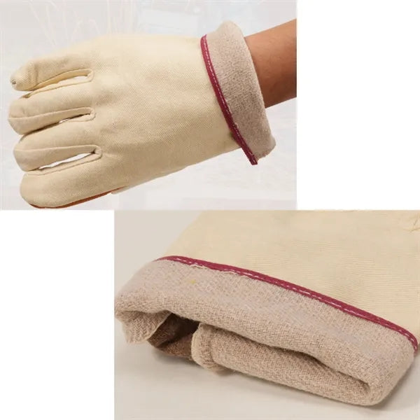 Double Layer Thickening Canvas Work Gloves