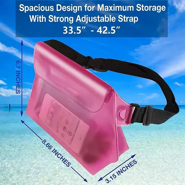 Waterproof Pouch With Waist Strap