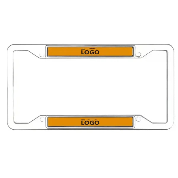 Four-Hole Customizable Acrylic License Plate Frame