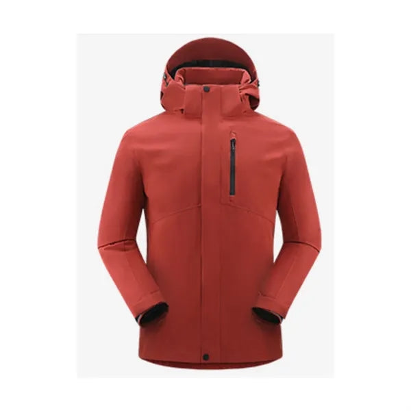 Waterproof Windproof Detachable Puffer Jacket with Hood