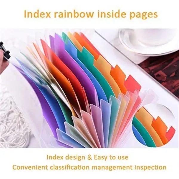 A6 Expandable Accordion Folders Small Document Organizers