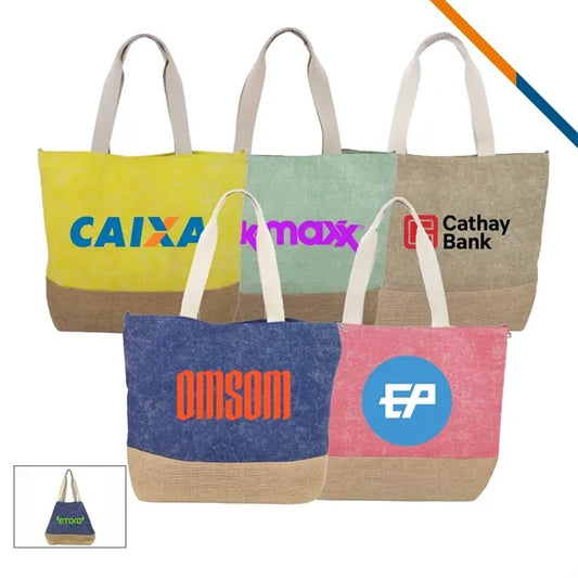 Opsis Jute Tote Bag