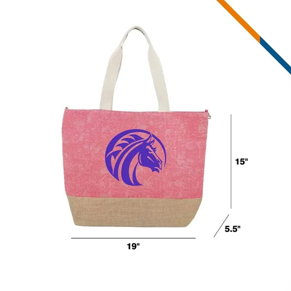 Opsis Jute Tote Bag