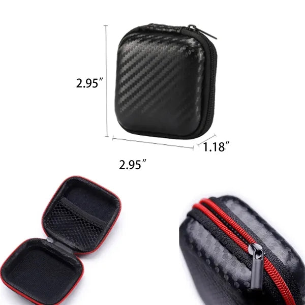 Earbud Case Portable Earphone Box Headphone EVA Holder