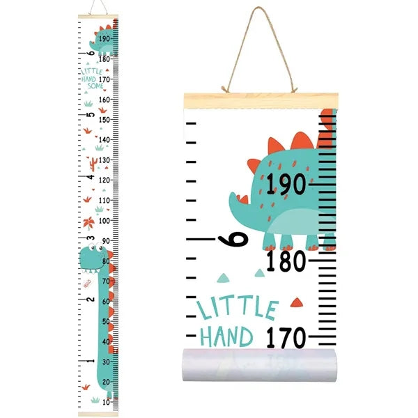 Kids Wall Ruler dinosaur decor for boys room