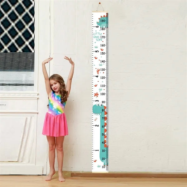 Kids Wall Ruler dinosaur decor for boys room