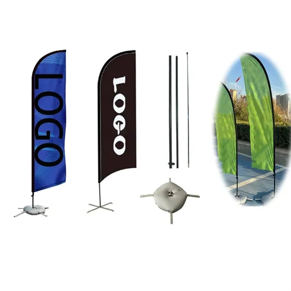 Adversting Beach Knife Flag Kit