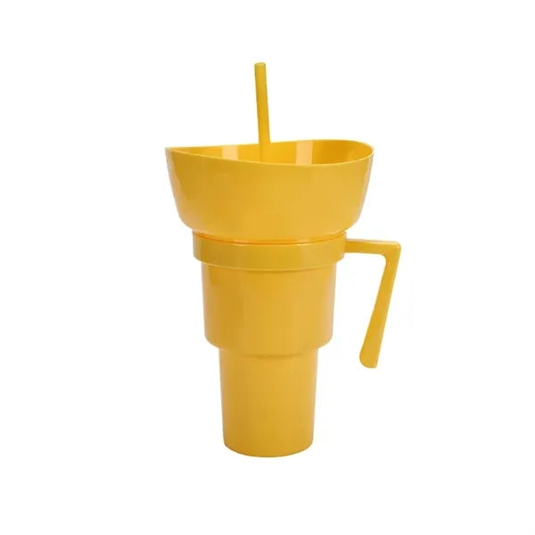 31oz Popcorn Snack Drink 2-In-1 Water Cup