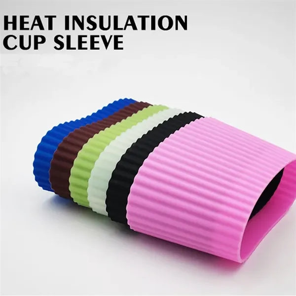 Height Vertical Rib Silicone Sleeves for Mug