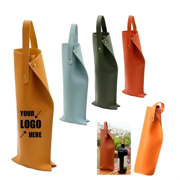 Pu Leather Wine Tote Bag
