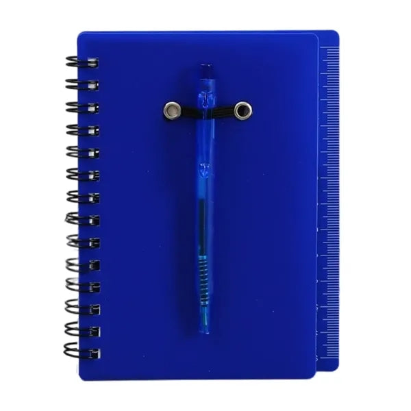 Journal With Sticky Notes & Flags & Pen