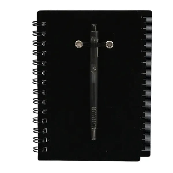 Journal With Sticky Notes & Flags & Pen
