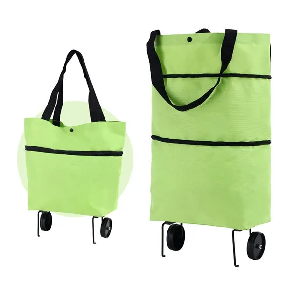 Foldable Shopping Bag With Wheels