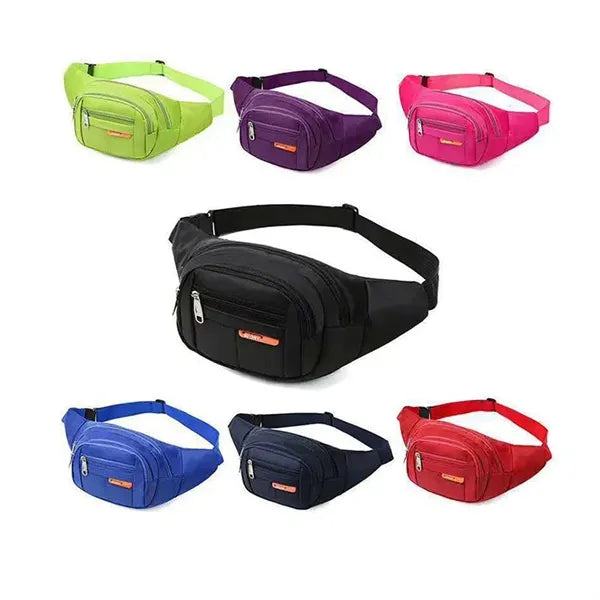 Unisex Waterproof Large Capacity Adjustable Strap Fanny Pack