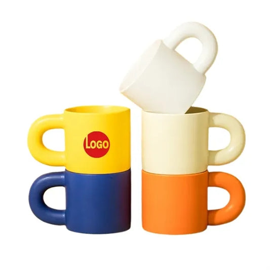 11oz Large Handle Ceramic Mug Water Cup