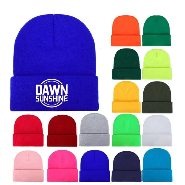 Knit with Cuff Hat