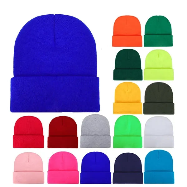 Knit with Cuff Hat