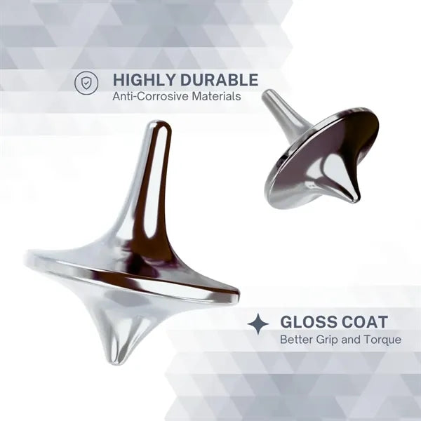 The Lightweight Metal Spinning Top Fidget Toy for Adults