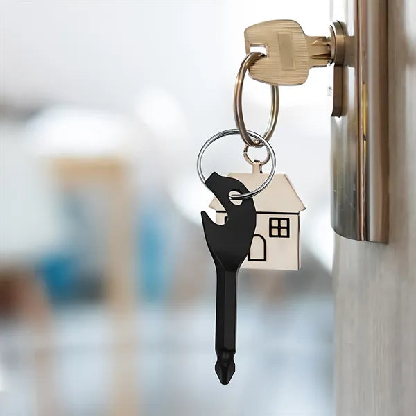 Keychain Multifunction Opener Tool Portable Screwdriver