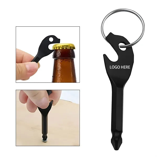 Keychain Multifunction Opener Tool Portable Screwdriver
