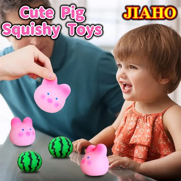 Pink Pig Squishy Stress Balls