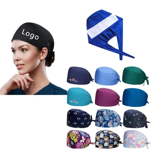Working Caps with Button and Sweatband