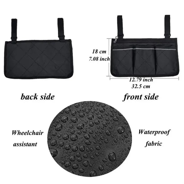 Waterproof Beach Chair Armrest Organizer Storage Pouch