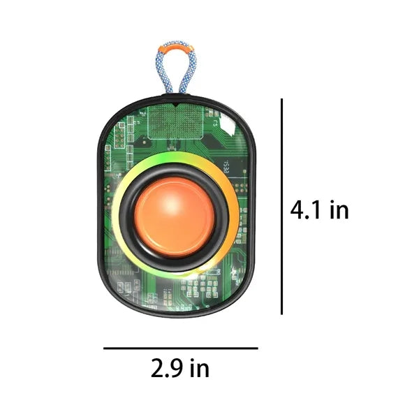 Mini Heavy Bass Wireless Speaker with RGB Lights