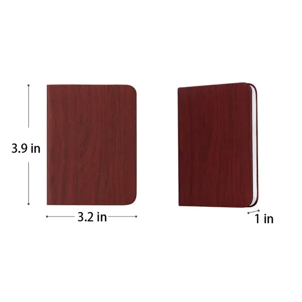 3-Color LED Folding Magnetic Book Shape Lamp Wooden Decor