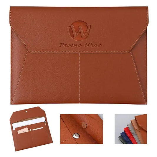 A4 Leather Document Pouch