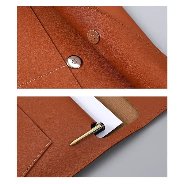 A4 Leather Document Pouch