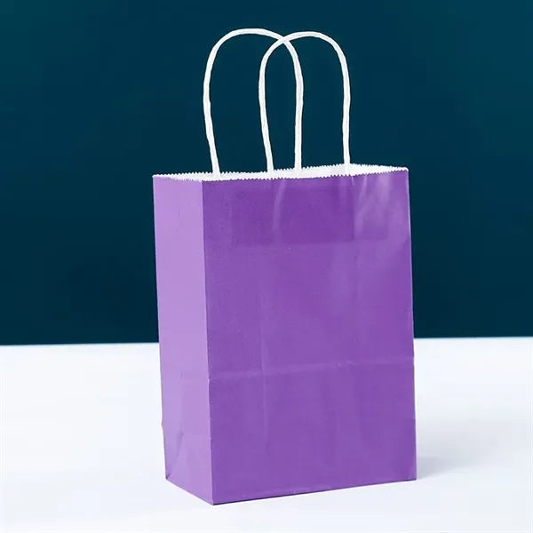 Colorful kraft paper handbag gift bag customization