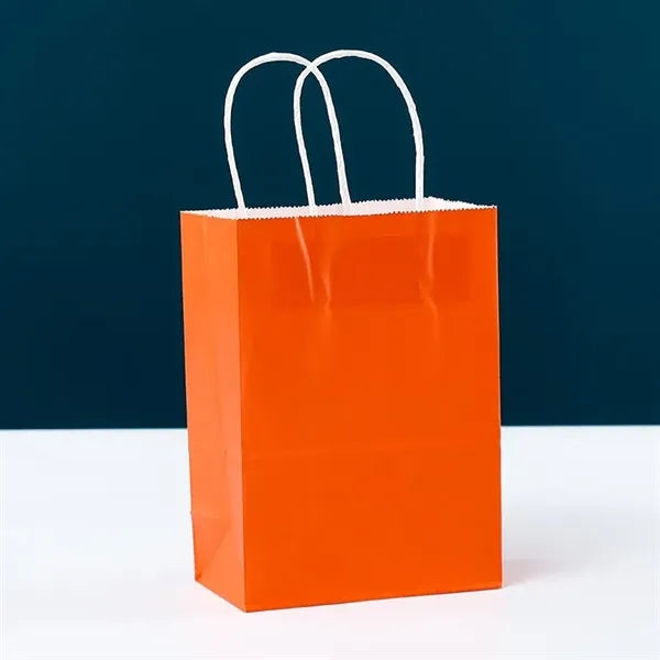 Colorful kraft paper handbag gift bag customization