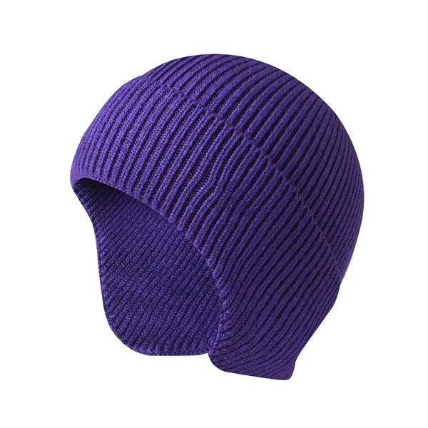 Knit Beanie Caps Hats w/ Ear Protection for Men and Women