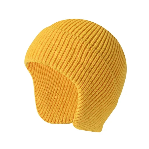 Knit Beanie Caps Hats w/ Ear Protection for Men and Women