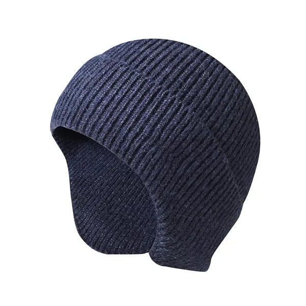Knit Beanie Caps Hats w/ Ear Protection for Men and Women