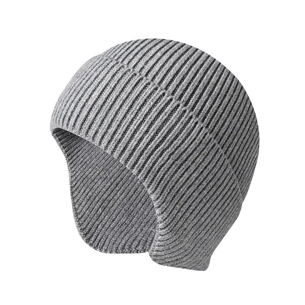 Knit Beanie Caps Hats w/ Ear Protection for Men and Women