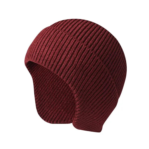 Knit Beanie Caps Hats w/ Ear Protection for Men and Women