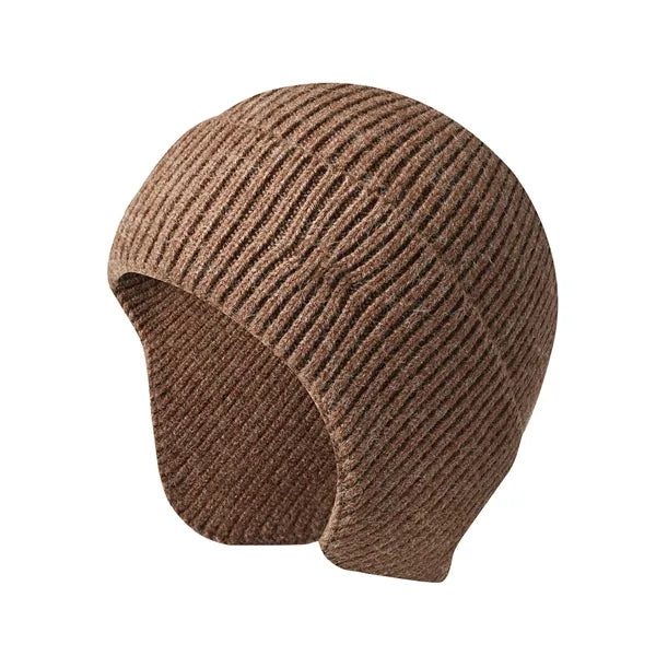 Knit Beanie Caps Hats w/ Ear Protection for Men and Women