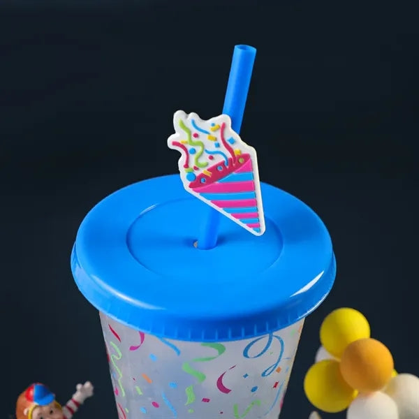 24 Oz. Color-Changing Cup With Lid And Straw