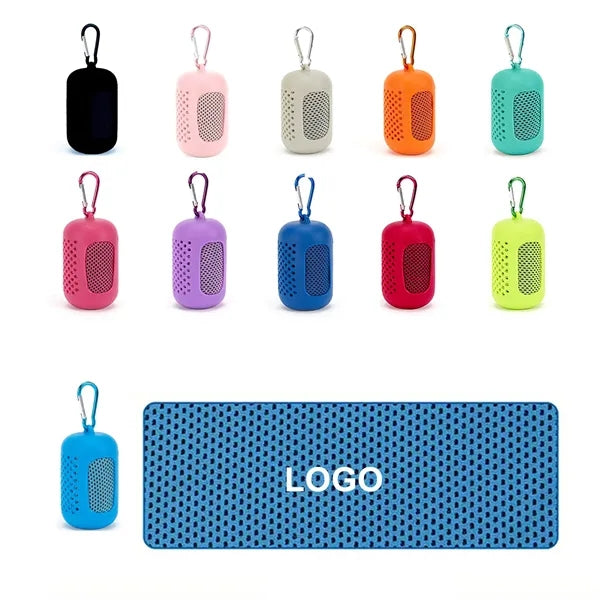 Cooling Feeling Towel With Silicone Case