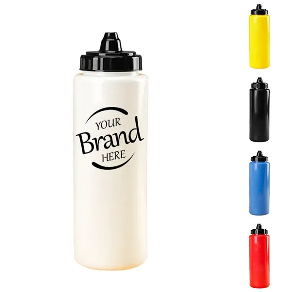 PE 1L Biking Squeeze Water Bottle