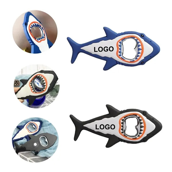 Flexible Rubber Shark Bottle Opener